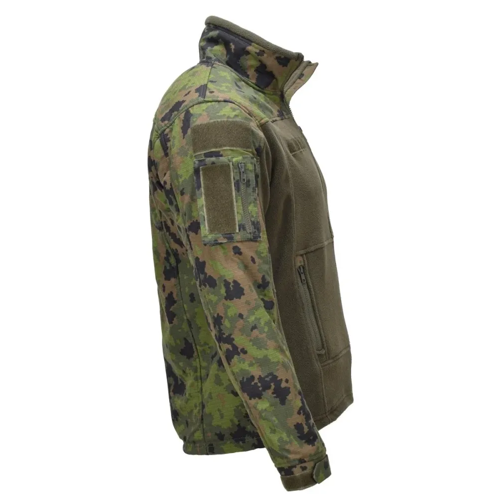 Veste tactique MFH Zips YKK Ripstop Vents Manches réglables M05 Camouflage finlandais pour Motoneige