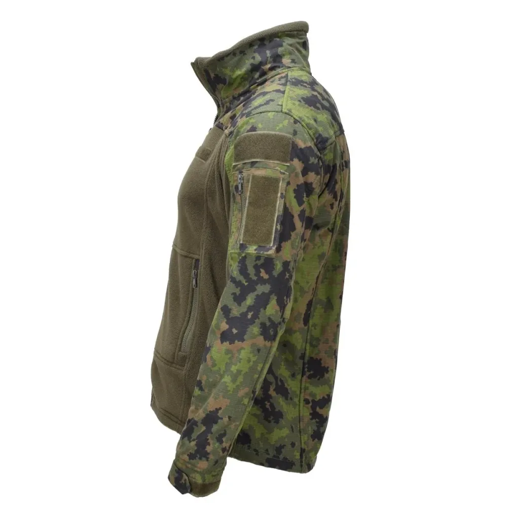 Veste tactique MFH Zips YKK Ripstop Vents Manches réglables M05 Camouflage finlandais pour Motoneige